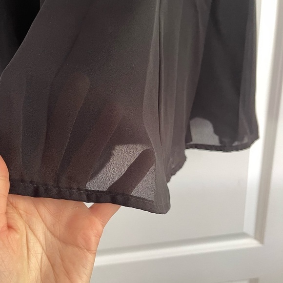 Vintage Rampage Satin Little Black Dress - 5 - Picture 3 of 4